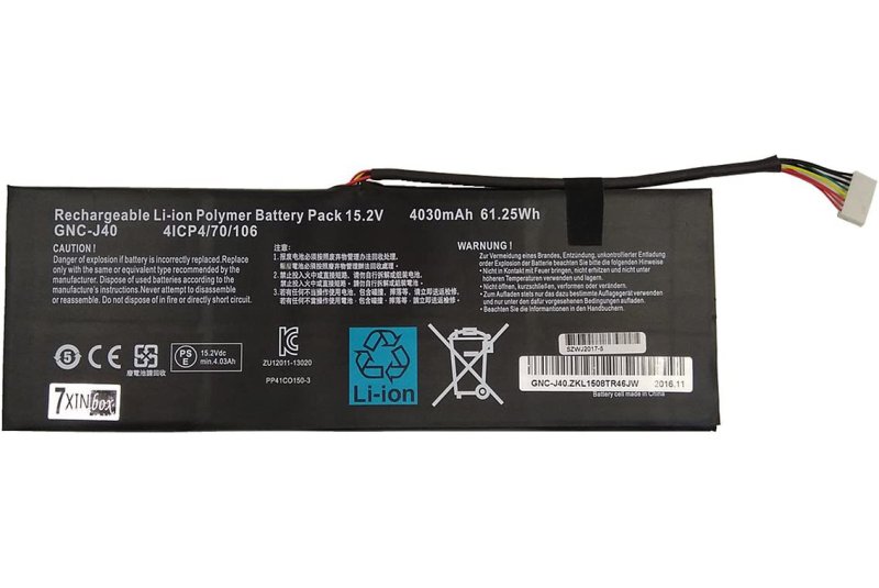 Battery Gateway P34w v4 4030mAh 61.25Wh