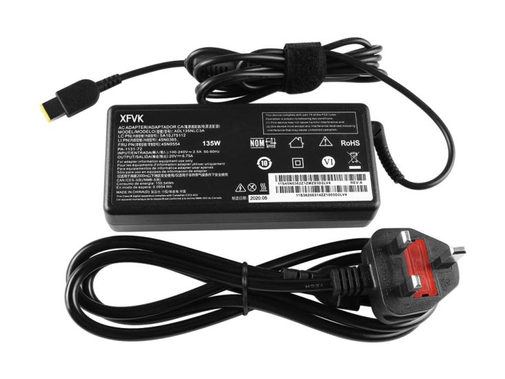 135W XFVK Laptop Charger Replacement for 5-27IMB05 F0FA With Power Cord - Click Image to Close