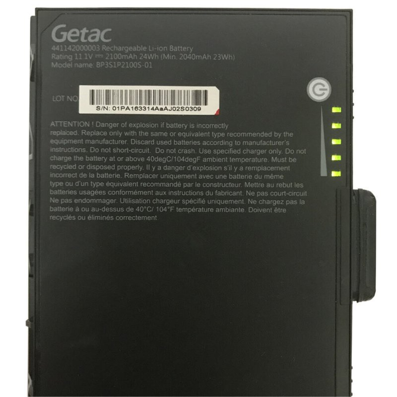 Battery Getac 441129000001 2100mAh 24Wh